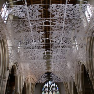 Mark Maxwell contemporary sculpture installation - St Bartholomew the Great- London