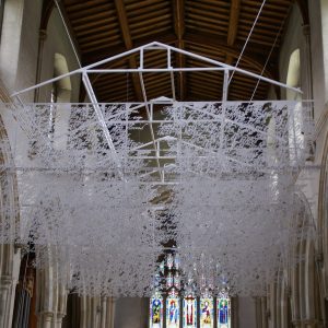 Mark Maxwell contemporary sculpture installation - St Bartholomew the Great- London