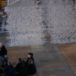 Mark Maxwell contemporary sculpture installation - St Bartholomew the Great- London